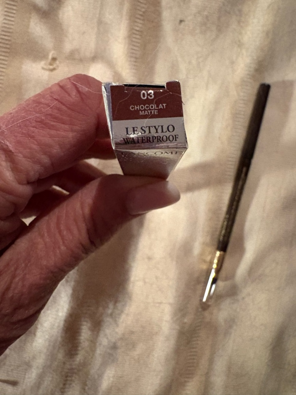 Lancôme Le Stylo Waterproof Eyeliner - Chocolat Matte Brown - Picture 6 of 9